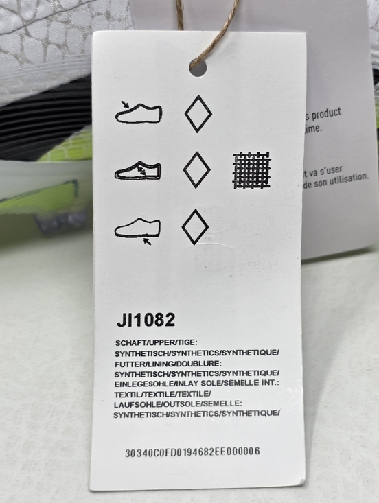 Adidas Predator Elite FG Soccer Cleats JI1082 White Lucid Lemon Men Size 4.5 NWT